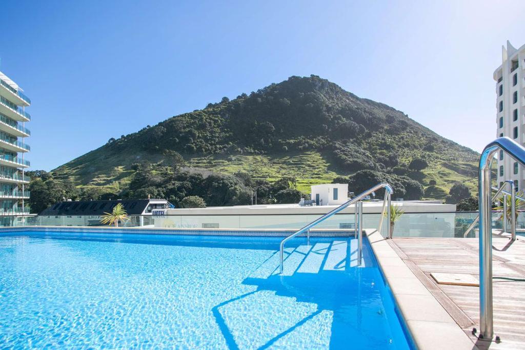 Marvelous Downtown Apartment Moments From Main Beach With Heated Pool, Gym And Parking マウント・マウンガヌイ エクステリア 写真